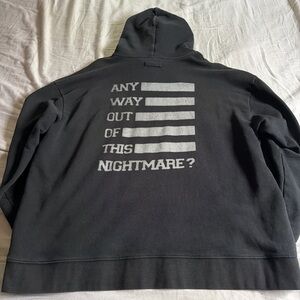 Raf Simons Black Cotton Hoodie